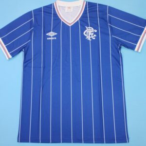 Rangers 1982-1983 retro football jersey