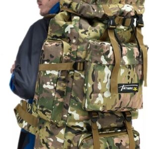 OUTDOOR 70L Men Camping military backpack