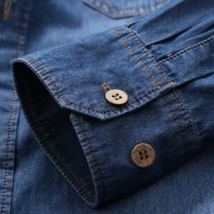 Cowboy Denim shirt long sleeve 2022 - Image 4