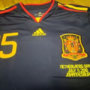 Spain retro soccer jersey World Cup Final 2010 - Image 7
