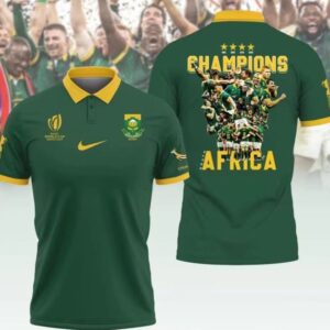 South Africa Springkoks commemorative rugby jersey WC 2023