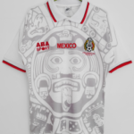 Mexico white soccer jersey World Cup 98