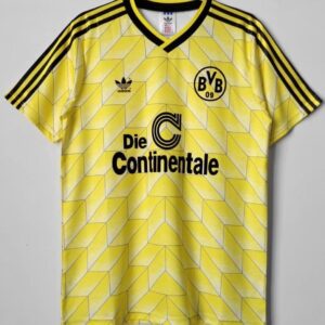 Wonderful Borussia Dortmund retro soccer jersey 1988-1989