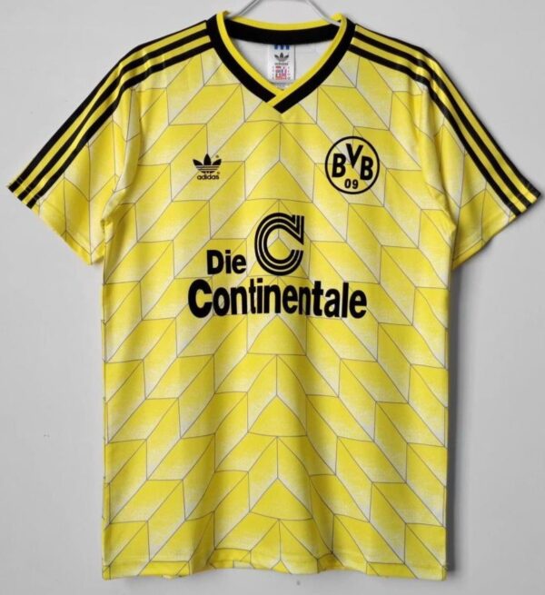 Wonderful Borussia Dortmund retro soccer jersey 1988-1989