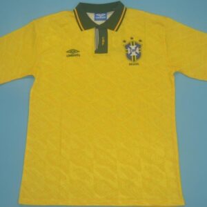 Brazil retro great soccer jersey 1992-1993