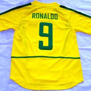 Superb Brazil retro soccer Jersey World Cup 2002 - Image 6