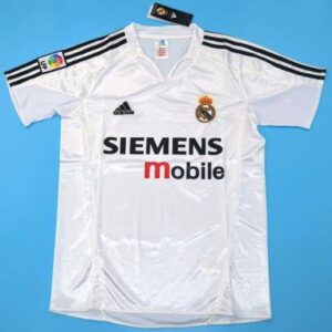 Real Madrid 2003-2004 retro soccer jersey