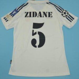 Real Madrid retro soccer jersey ECL 2002 - Image 3