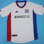 Lyon retro soccer jersey 2001-2002