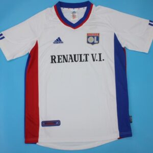 Lyon retro soccer jersey 2001-2002