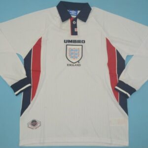 England national team soccer jersey WC98 - Image 15