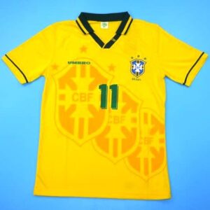 World Cup 1994 Brazil Soccer jersey Romario n°11