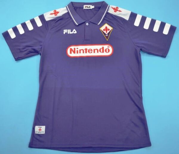 Fiorentina vintage soccer jersey 1998-1999