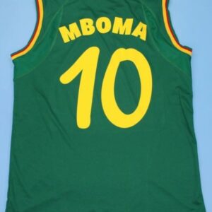 Sexy Cameroon retro soccer jersey world cup 2002 - Image 7