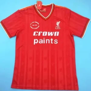 Liverpool retro soccer jersey 85-86