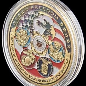 USA Navy military gold challenge coin - Image 3