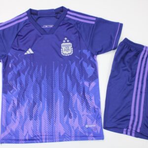 Argentina jersey + short 3 stars World Cup 2022 - Image 6