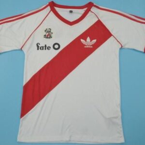 River Plate retro soccer jersey 1986