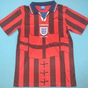 England national team soccer jersey WC98 - Image 9