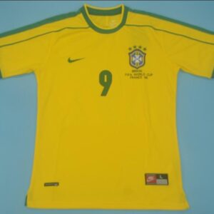 1998 Brazil retro national team soccer jersey - Image 6