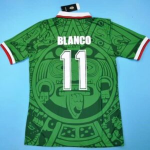 Mexico vintage Green soccer jersey World cup 98 - Image 5