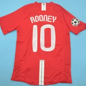 Manchester United retro soccer jersey ECL 2008 - Image 6