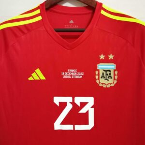 Argentina Goalkeeper jersey WC Final 2022 - Image 7