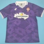Fiorentina retro soccer jersey 91-92