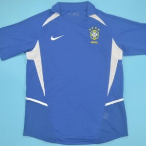 Superb Brazil retro soccer Jersey World Cup 2002 - Image 10