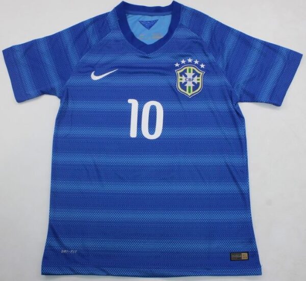 Brazil away soccer jersey World Cup 2014