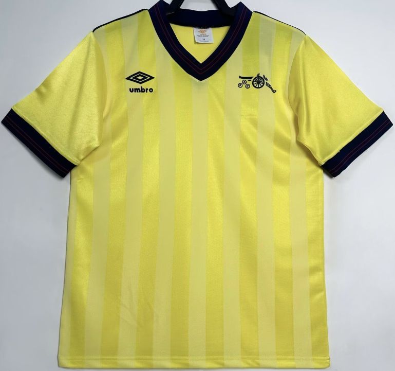 Arsenal Away Jersey 1983-1984 – The Classic Yellow Cannon