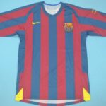 FC Barcelona retro soccer jersey CL 2006