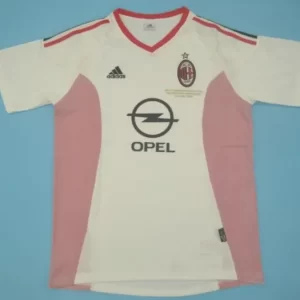Milan AC retro soccer jersey UCL 2002-2003