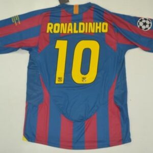 FC Barcelona retro soccer jersey CL 2006 - Image 4