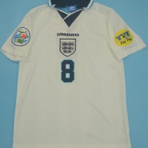 England national team soccer jersey 1996 - Image 3