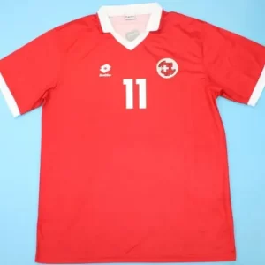 Famous Switzerland national team soccer jersey WC94 - Image 5