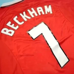 Manchester United retro soccer jersey CL final 1999 - Image 3