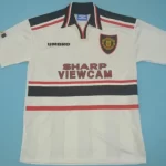 Manchester United retro away soccer jersey 1998-1999