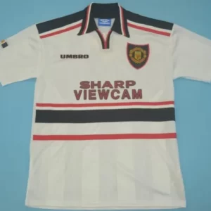 Manchester United retro away soccer jersey 1998-1999