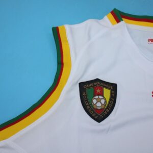 Sexy Cameroon retro soccer jersey world cup 2002 - Image 10
