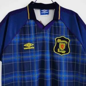 Scotland national team retro soccer jersey Euro 96 - Image 3