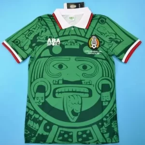 Mexico vintage Green soccer jersey World cup 98
