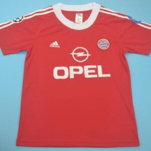 Bayern Munich cool retro soccer jersey CL 2001