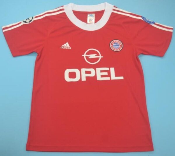 Bayern Munich cool retro soccer jersey CL 2001