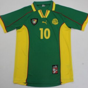Cameroon retro soccer jersey WC 98 - Image 6