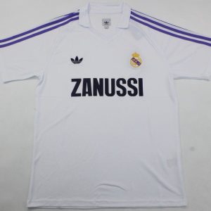 Real Madrid retro soccer jersey 1984-1985