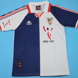 Athletic Bilbao away retro football jersey 1997-1998