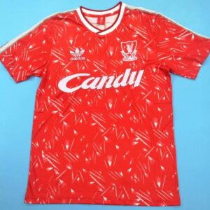 Liverpool retro soccer jersey 1990