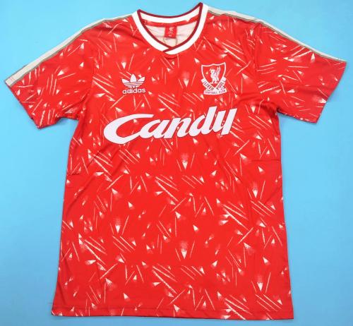Liverpool retro soccer jersey 1990