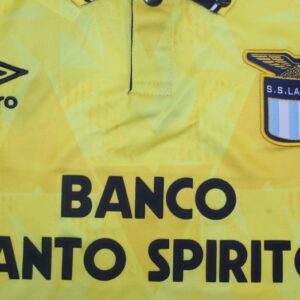 SS Lazio Roma elegant retro soccer jersey 1991-1992 - Image 8